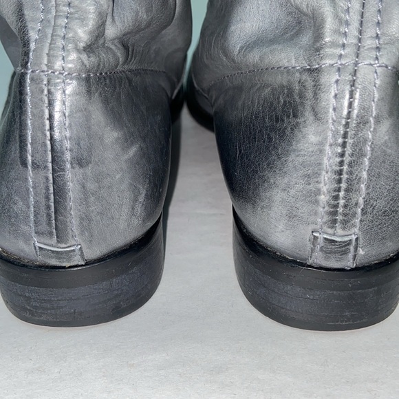 Zadig and Voltaire leather moto boots size 38, gorgeous blue leather - Picture 6 of 11